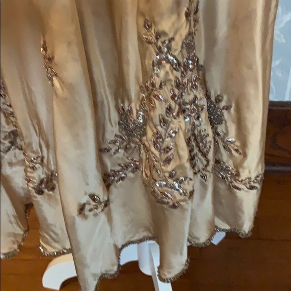 Silk embellished skirt - Picture 2 of 5